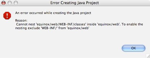 An Error Occurred While Creating The Java Project Techyv